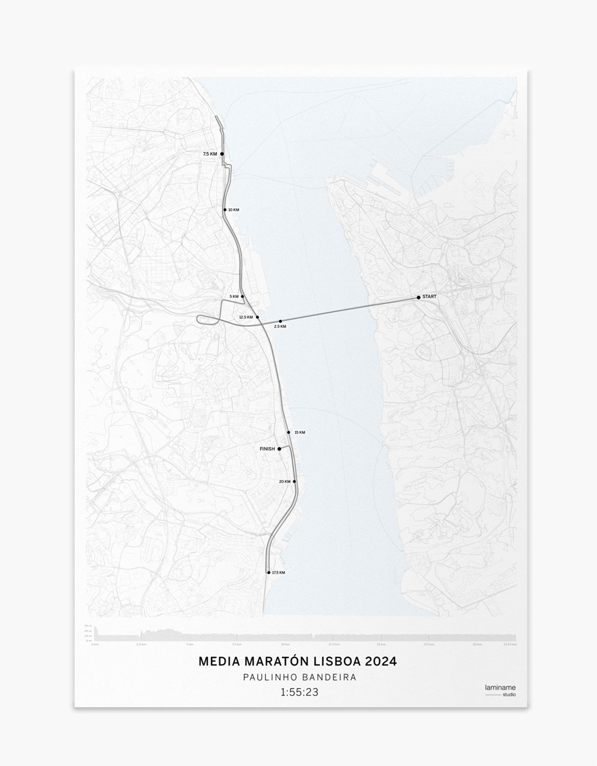 lámina personalizable laminame para la Media Maratón (EDP Meia Maratona) de Lisboa 2024: crea un recuerdo único